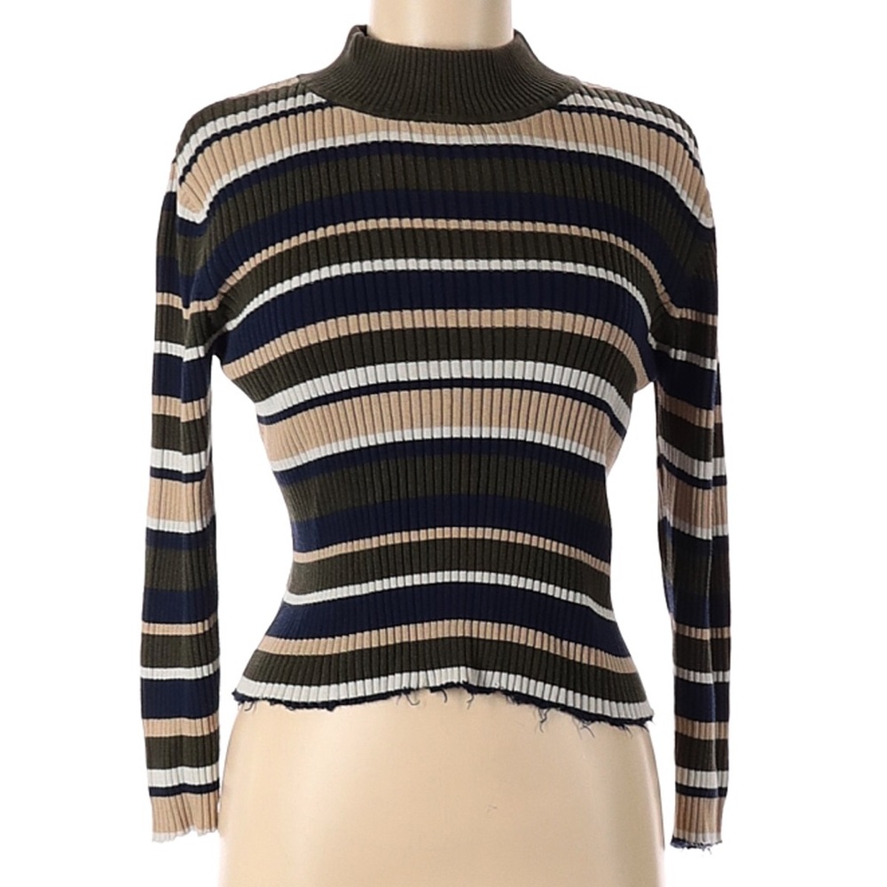 Striped Cotton Sweater